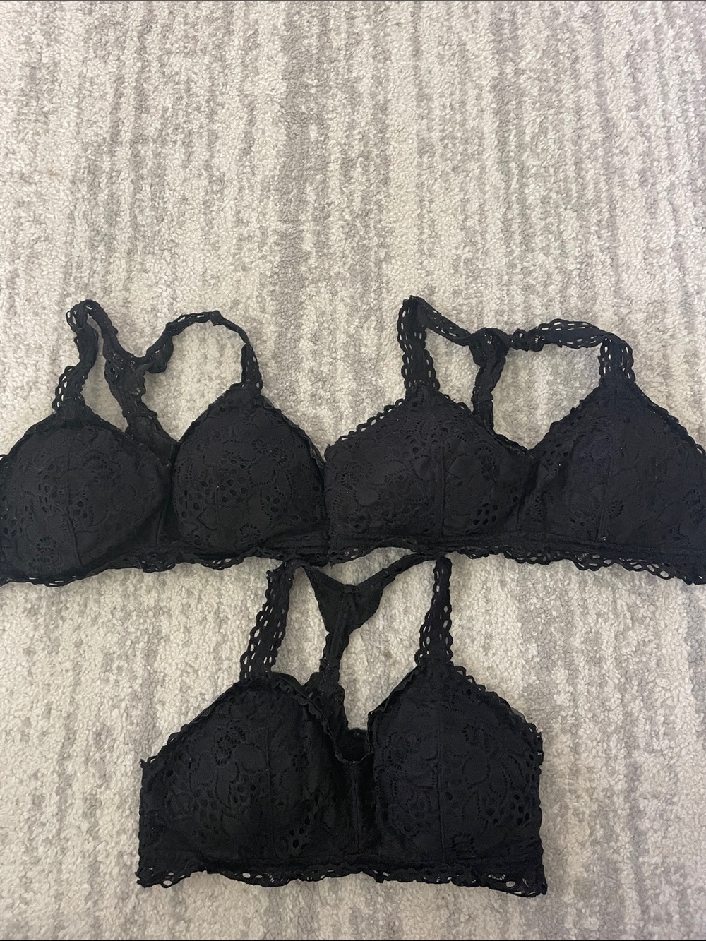 Black Lace Bralette - Women's Intimates